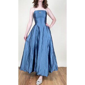 Vintage Princess Maxi Dress Whimsical Prom Dance Evening Gown Wedding Guest Y2K